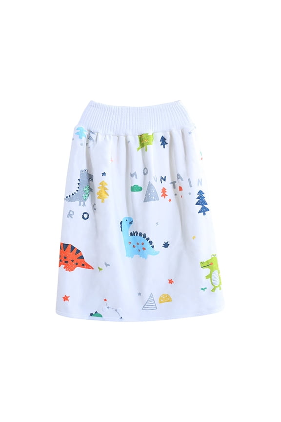 Toddler Baby Boys Girls Diaper Skirts Cute Cartoon Pattern Waterproof Impermeable Leakproof Diaper Pants Skirt