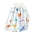 thumbnail image 1 of IROINNID Toddler Baby Boys Girls Diaper Skirts Cute Cartoon Printed Skirts Waterproof Impermeable Leakproof Diaper Skirt, 1 of 3