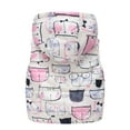 thumbnail image 1 of IROINNID Toddler Boys Girls Cute Print Hoodie Zipper Puffer Vest Windproof Waterproof Sleeveless Warm Keeping Coat, 1 of 3