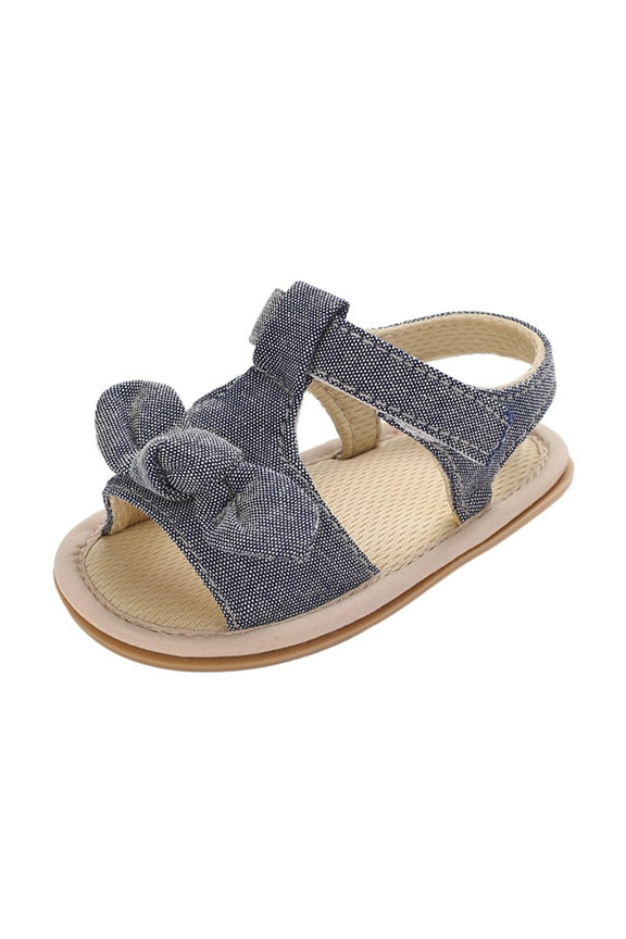 Toddler Boys and Girls Shoes Buckle Sandals Soild Color with Backstrap Slide