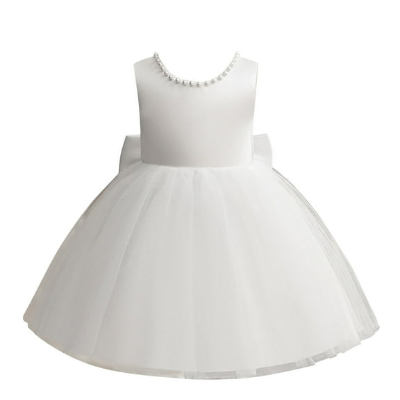 IROINNID Toddler Dress Baby Girls Tutu Lace Sleeveless Birthday Party Outfit Tulle Sundress 1-2T