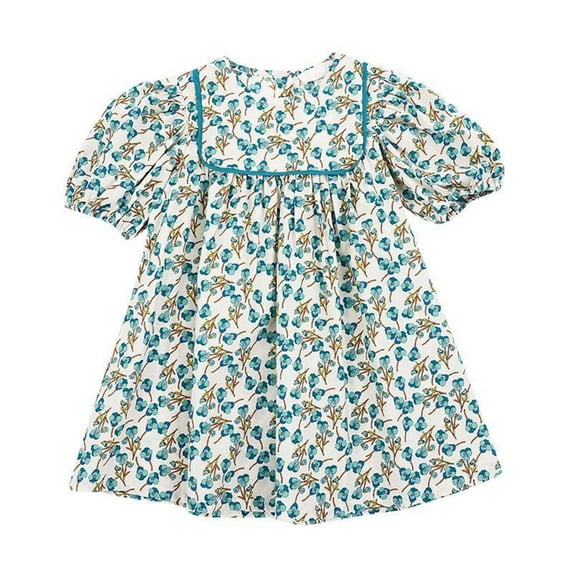 IROINNID Toddler Girl Skater Dress Toddler Short Sleeve Girls Summer Clothes 6T