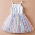 thumbnail image 1 of IROINNID Toddler Girl Tulle Dress Sleeveless Dress Girls Summer Clothes 4-5T, 1 of 1