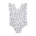 thumbnail image 1 of IROINNID Toddler Girls Dot Print Bikini One-Piece Swimsuits Summer Beachwear, 1 of 9
