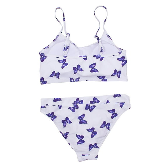 IROINNID Toddler Girls Swimsuit Suspender Tie-Dye Beach Cute Bikini Suit