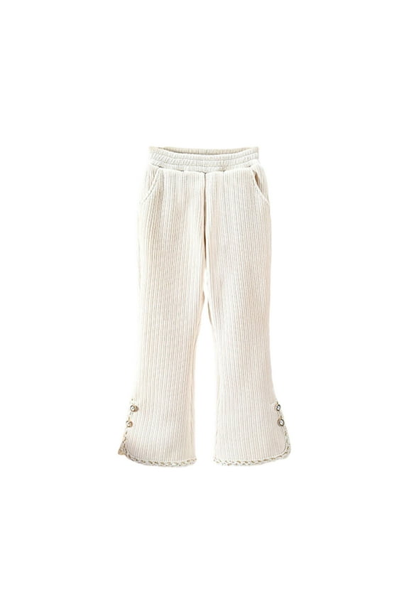 Toddler Jogger Micro Flare Pants Elastic Waist Loose Jeans Summer Spring for Boys and Girls 4T