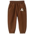 thumbnail image 1 of IROINNID Toddler Jogger Pants Cotton Elastic Waist Harem Summer Spring for Baby Boys 6T, 1 of 3