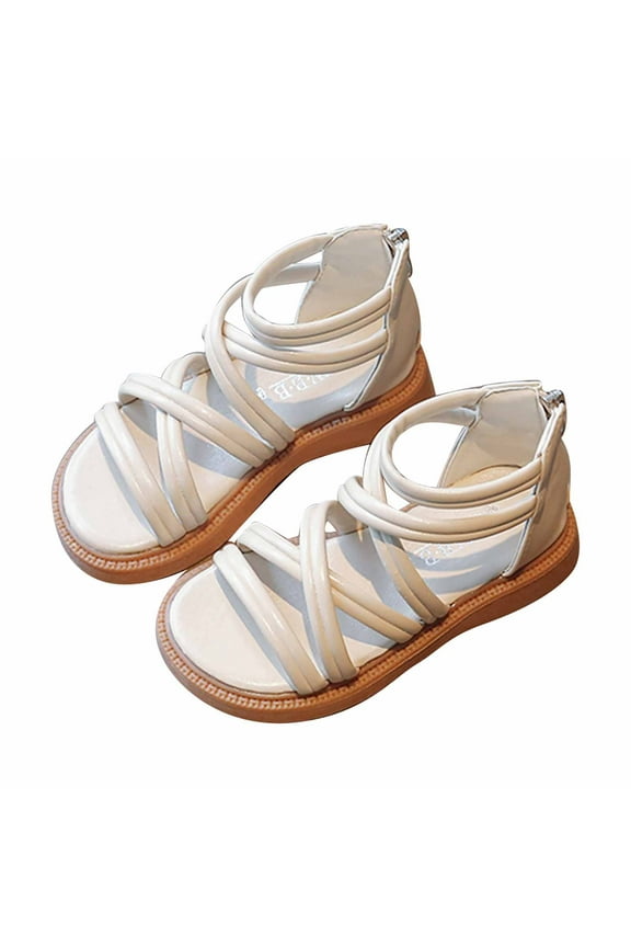 Toddler Sandals with Back Strap - Comfortable Soft Boys and Girls Jesus Jandals for Beach and Summer - Waterproof Slides