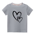 thumbnail image 1 of IROINNID Toddler Summer T-Shirt Short Sleeve Organic Cotton Cute Baby Multi Color Graphic Tops for Boys and Girls, 1 of 4