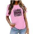 thumbnail image 1 of IROINNID Tops For Women Summer Loose T-Shirt Comfy Fashion Printed Loose Short Sleeves Round-Neck Tops, 1 of 5