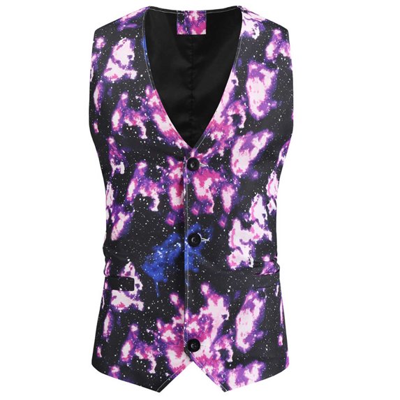 IROINNID V-Neck Tank Tops For Men Sleeveless New Blazer Waistcoat Waistcoat Trim Waistcoat Tank Top Cover-up Solid Color Tops