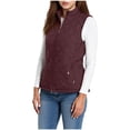 thumbnail image 1 of IROINNID Vest for Women Winter Fall Basic Button Vest Solid Keep Warm Sleeveless Jacket with Pocket,Coffee, 1 of 9