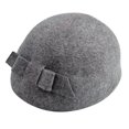 thumbnail image 1 of IROINNID Women Beret Hat Classic Vintage Elegant Soft All-Match Wool Cap Winter Korea Style Cap,Gray, 1 of 2