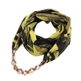thumbnail image 1 of IROINNID Women Cotton Womenswear Beauty Printed Linen Necklace Pendant Scarf Soft Necklace Scarf, 1 of 1