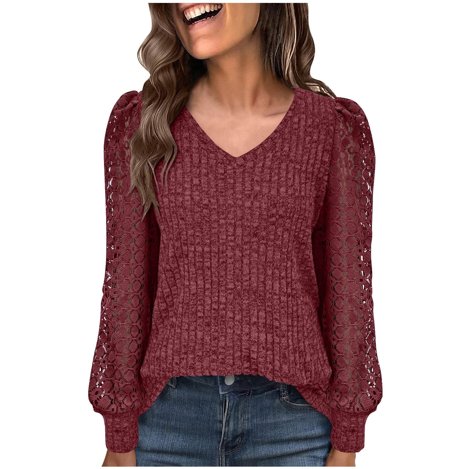 Women's Casual Simple Solid Color Long-sleeved Shirt Blouses