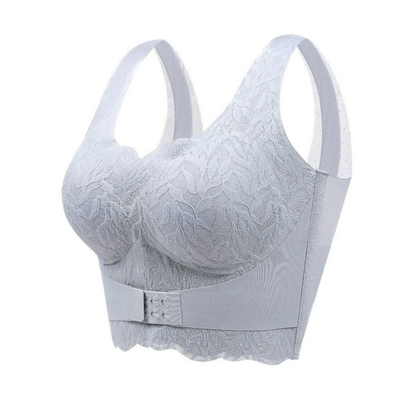 IROINNID Women's 18 Hour Comfort-Strap Wireless Bra, Comfortable Breathable Lace Full-Coverage Underwear with 4-Way TruSupport
