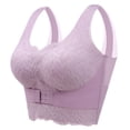 thumbnail image 1 of IROINNID Women's 18 Hour Comfort-Strap Wireless Bra, Comfortable Breathable Lace Full-Coverage Underwear with 4-Way TruSupport, 1 of 2