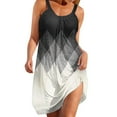 thumbnail image 1 of IROINNID Women's 2024 Summer Casual Beach Dresses Crew Neck Sleeveless Wrap Party Club Mini Ruched Bodycon Dress, 1 of 5