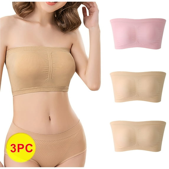 IROINNID Women's 3-piece Beauty Back Smoothing Minimizer No Rims Bra, Minimizes Bust Line up to 1.5"