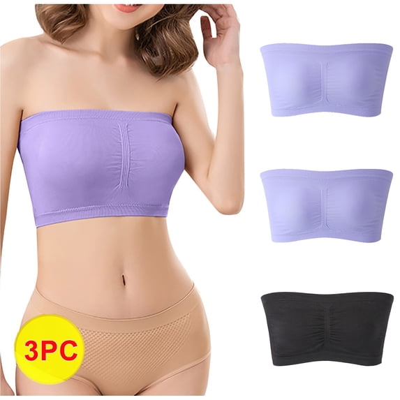 IROINNID Women's 3-piece Beauty Back Smoothing Minimizer No Rims Bra, Minimizes Bust Line up to 1.5"