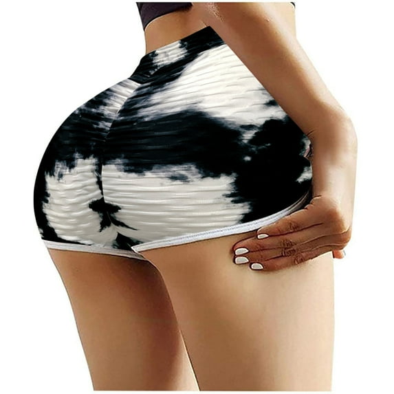 IROINNID Women's Basic Elastic Workout Leggings Yoga Shorts