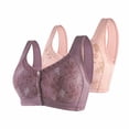 thumbnail image 1 of IROINNID Women's Beauty Back Breathable Smoothing Minimizer Lace No Rims Bra, Breathable Minimizes Bust Line up to 1.5", 1 of 9
