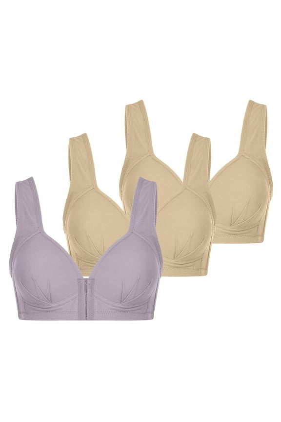Women's Beauty Back Smoothing Minimizer Bra, Minimizes Bust Line up to 1.5"