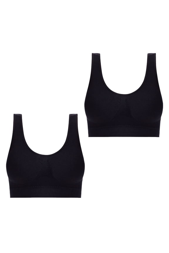 Women's Beauty Back Smoothing Minimizer Bra,Non Padded Underwear, Minimizes Bust Line up to 1.5",Single & 2-Pack