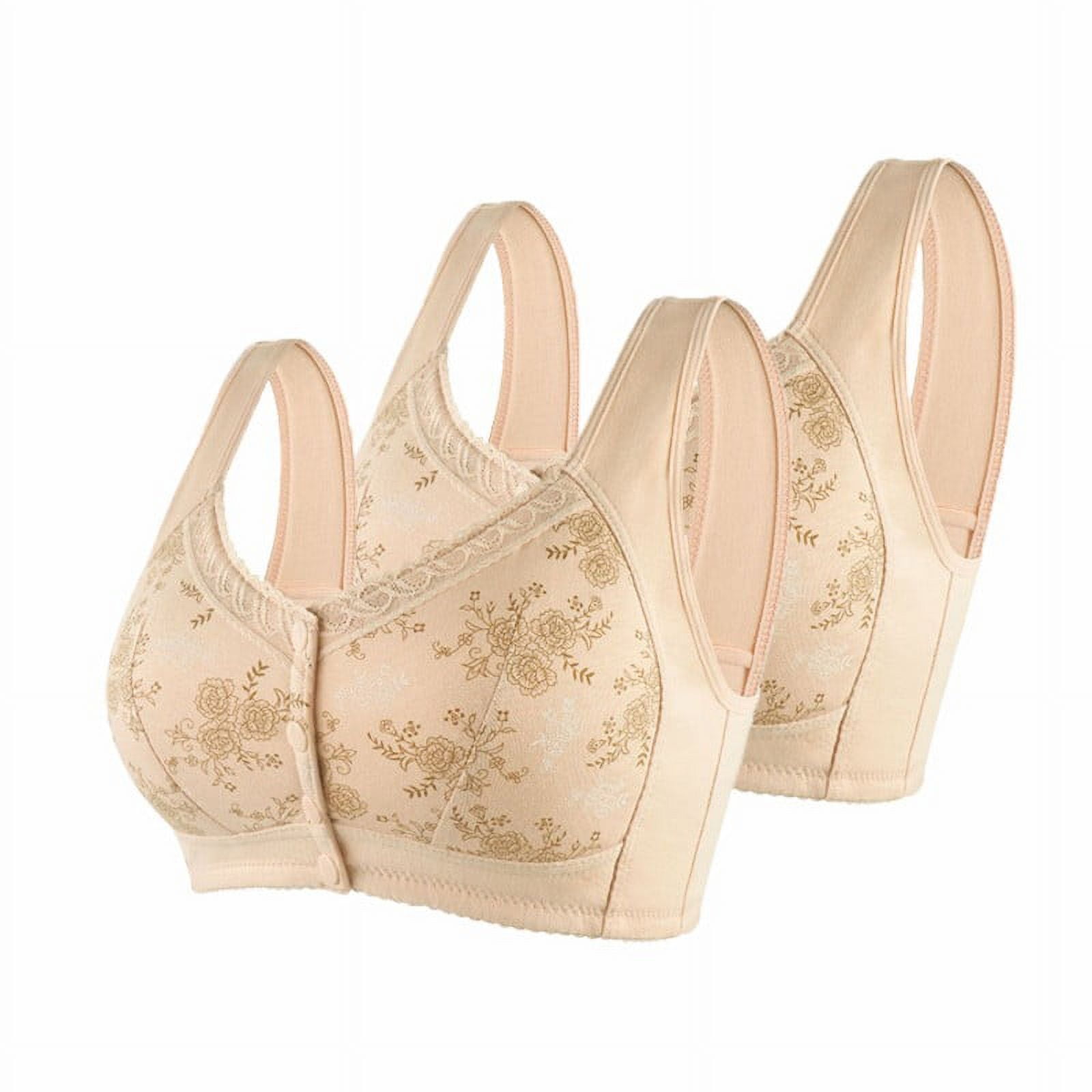 IROINNID Women's Beauty Back Smoothing Minimizer No Rims Lace Bra