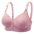 thumbnail image 1 of IROINNID Women's Bras Push-Up Solid Lace Full Coverage Comfortable Embroidered Underwear No Rims Underwear, 1 of 3