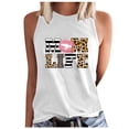 thumbnail image 1 of IROINNID Women's Casual Printed Tank Tops Round-Neck Loose Sleeveless Summer Leisure Tops On Sale, 1 of 2