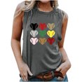 thumbnail image 1 of IROINNID Women's Casual Summer Vest Sleeveless Top Round-Neck Pullover Cute Printing Tops On Sale, 1 of 2