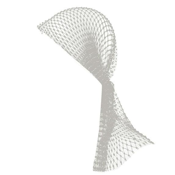 IROINNID Women's Diamond Party Cap Scarf Elastic Hair Band Personalized Fishing Net Headband Carnival Headband Gauze Hat,White