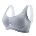 thumbnail image 1 of IROINNID Women's Full-Figure Bras Solid Wire Free Underwear One Piece Everyday Underwear, 1 of 4