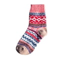 thumbnail image 1 of IROINNID Women's Keep Warm Fleece Crew Socks Autumn And Winter Ethnic Style Print Thermal Socks Summer Saving, 1 of 3