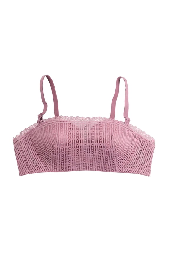 Women's No Side Effects Underarm-Smoothing Comfortable Wireless Lightly Lined T-Shirt Bra