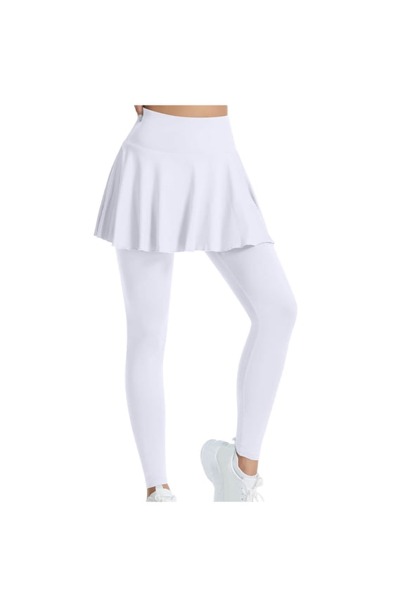 Women's Pants Leggings, Crossover Yoga Pants with Tummy Control, High-Waisted