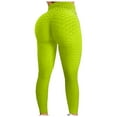 thumbnail image 1 of IROINNID Women's Pants Skinny Solid Color Bubble Hip Lifting Exercise Fitness Running High Waist Yoga Pants Legging, 1 of 4