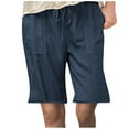 thumbnail image 1 of IROINNID Women's Plus Size Solid Drawstring Casual Shorts With Pocket, 1 of 4
