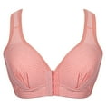 thumbnail image 1 of IROINNID Women's Push-Up Bras Solid Full Coverage Wire Free Underwear One-Piece Everyday Front Buckle Underwear, 1 of 4