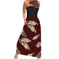 thumbnail image 1 of IROINNID Women's Sleeveless Empire Dress Off-The-Shoulder Casual Loose Breast Wrap Floor-Length Dress Strapless Print Dress, 1 of 5
