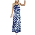thumbnail image 1 of IROINNID Women's Sleeveless Empire Dress Round Neckline Fashion Casual Sling Tie-Dye One-piece Dress Prints Dress, 1 of 9