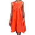 thumbnail image 1 of IROINNID Women's Sleeveless Shift Dress For Dress Casual Dress Round Neckline Below The Knee Women Dress, 1 of 7