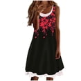 thumbnail image 1 of IROINNID Women's Sleeveless Sundress Fashion Casual Sexy Fake Two-Piece Ladies Vest Tank Dress Round Neckline Short Women Dress, 1 of 8