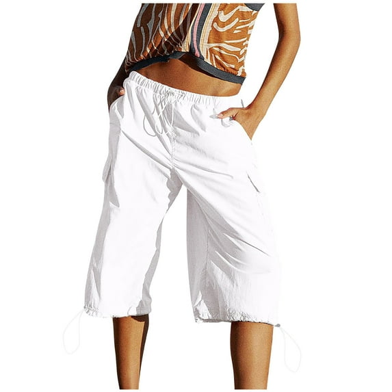 IROINNID Women's Sport Running Long Shorts Plus Size Summer Essentials Elastic High Waisted Shorts Workout Quick Dry Athletic Shorts Pants