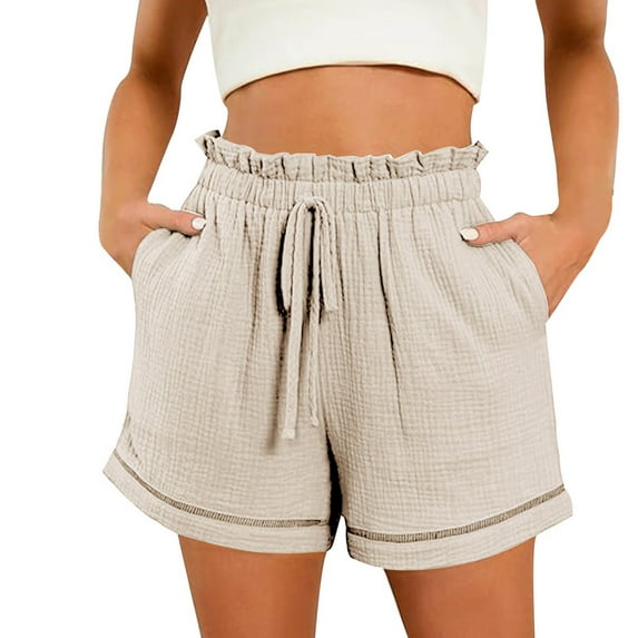 IROINNID Women's Sport Running Shorts Plus Size Summer Essentials Elastic High Waisted Shorts Workout Shorts Quick Dry Athletic Shorts Pants