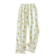 thumbnail image 1 of IROINNID Womens Pajama Pants, Silk Elastic Waist Pants and Home and Lightweight Cooling Pajama for Women, 1 of 2
