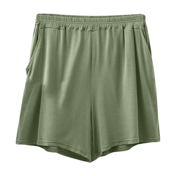 IROINNID Womens Plus Size Lightweight Shorts Casual Baggy Trendy Short Pants with Elastic Waist Comfy Shorts