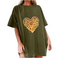 thumbnail image 1 of IROINNID Womens Short Sleeve Summer Beach Printed Casual Top Pullover T-shirt Spring Sale, 1 of 5