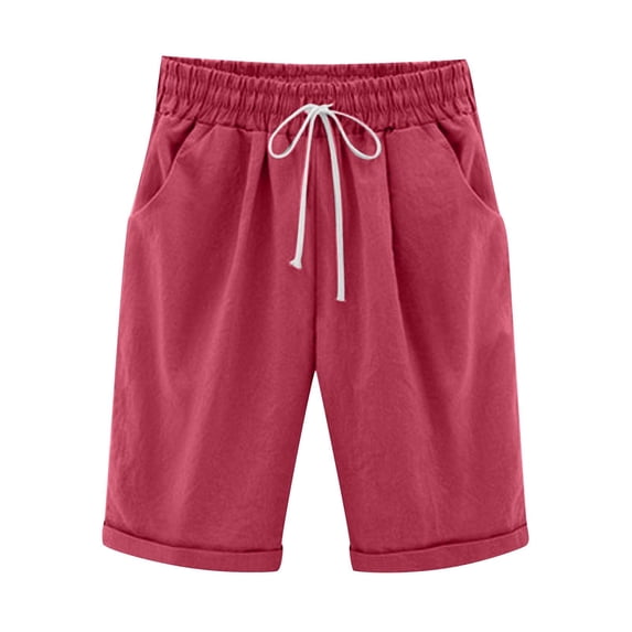 IROINNID Womens Workout Gym Shorts Casual Home, Ladies Active Athletic Apparel Plain with Pockets